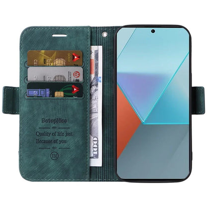 BETOPNICE 001 for Xiaomi Redmi Note 13 Pro 5G / Poco X6 5G Case Leather Wallet Smart Phone Cover