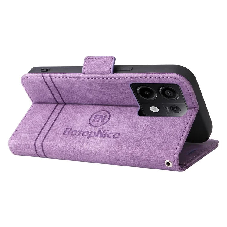 BETOPNICE 001 for Xiaomi Redmi Note 13 Pro 5G / Poco X6 5G Case Leather Wallet Smart Phone Cover