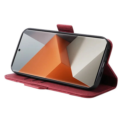 BETOPNICE 001 for Xiaomi Redmi Note 13 Pro+ 5G Phone Case Imprinted Lines Pattern Wallet Cover