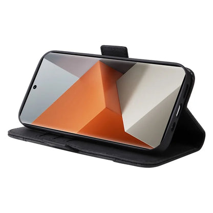 BETOPNICE 001 for Xiaomi Redmi Note 13 Pro+ 5G Phone Case Imprinted Lines Pattern Wallet Cover