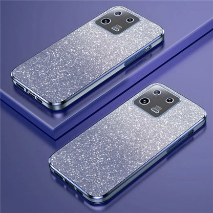 For Xiaomi 13 Pro 5G Phone Case Glitter Powder Electroplated Cover with Astronaut Kickstand
