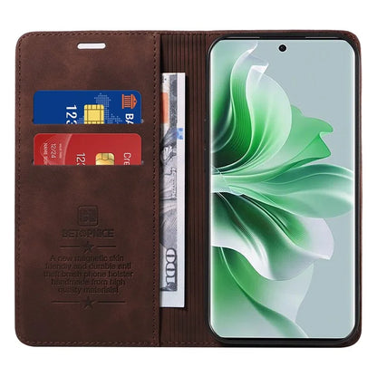 BETOPNICE 003 for Oppo Reno11 Pro 5G (Global) / Reno11 (China) 5G Case Card Slots Phone Cover RFID Blocking