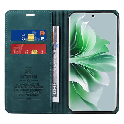 BETOPNICE 003 for Oppo Reno11 Pro 5G (Global) / Reno11 (China) 5G Case Card Slots Phone Cover RFID Blocking