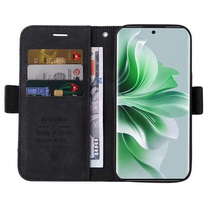 BETOPNICE 001 for Oppo Reno11 Pro 5G (Global) / Reno11 (China) 5G Case Magnetic Flip Stand Protective Cover