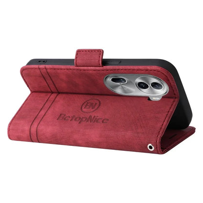 BETOPNICE 001 for Oppo Reno11 Pro 5G (Global) / Reno11 (China) 5G Case Magnetic Flip Stand Protective Cover