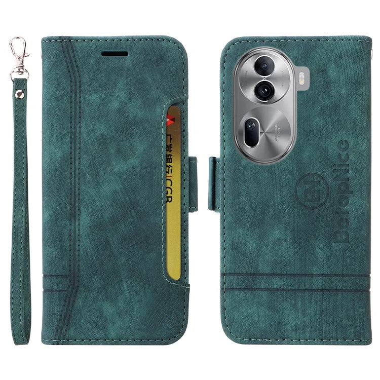 BETOPNICE 001 for Oppo Reno11 Pro 5G (Global) / Reno11 (China) 5G Case Magnetic Flip Stand Protective Cover