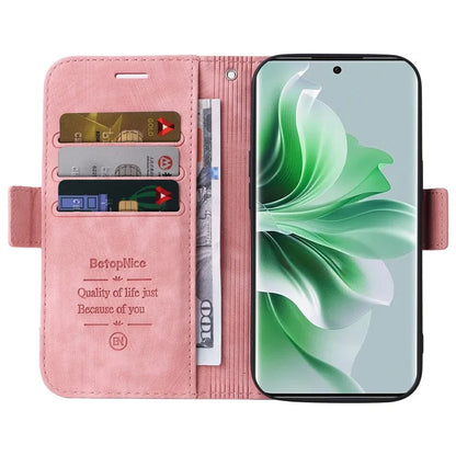 BETOPNICE 001 for Oppo Reno11 Pro 5G (Global) / Reno11 (China) 5G Case Magnetic Flip Stand Protective Cover