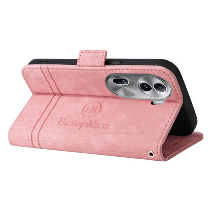 BETOPNICE 001 for Oppo Reno11 Pro 5G (Global) / Reno11 (China) 5G Case Magnetic Flip Stand Protective Cover