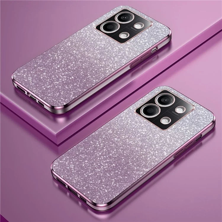 For Xiaomi Redmi Note 13 5G Cover Astronaut Kickstand Glitter Powder Mobile Phone Case