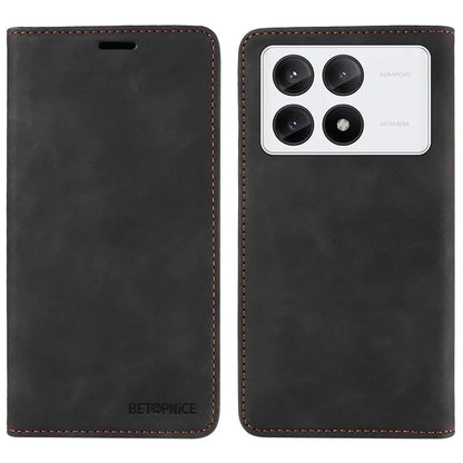 BETOPNICE 003 For Xiaomi Redmi K70E 5G / Poco X6 Pro 5G Case RFID Blocking Phone Stand Cover