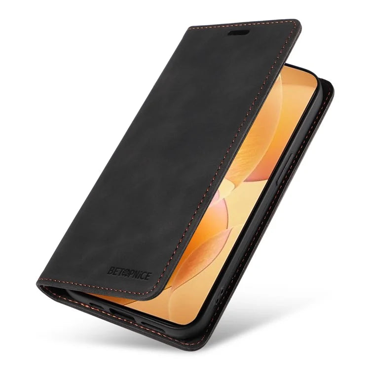 BETOPNICE 003 For Xiaomi Redmi K70E 5G / Poco X6 Pro 5G Case RFID Blocking Phone Stand Cover