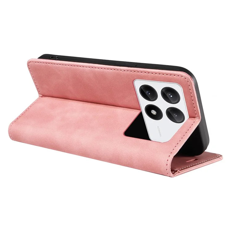 BETOPNICE 003 For Xiaomi Redmi K70E 5G / Poco X6 Pro 5G Case RFID Blocking Phone Stand Cover