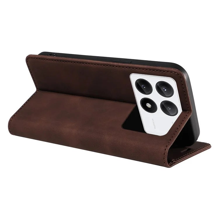 BETOPNICE 003 For Xiaomi Redmi K70E 5G / Poco X6 Pro 5G Case RFID Blocking Phone Stand Cover