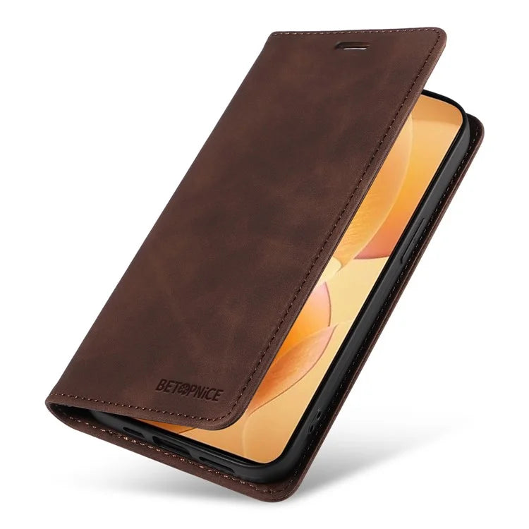 BETOPNICE 003 For Xiaomi Redmi K70E 5G / Poco X6 Pro 5G Case RFID Blocking Phone Stand Cover