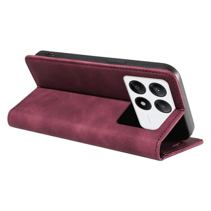 BETOPNICE 003 For Xiaomi Redmi K70E 5G / Poco X6 Pro 5G Case RFID Blocking Phone Stand Cover