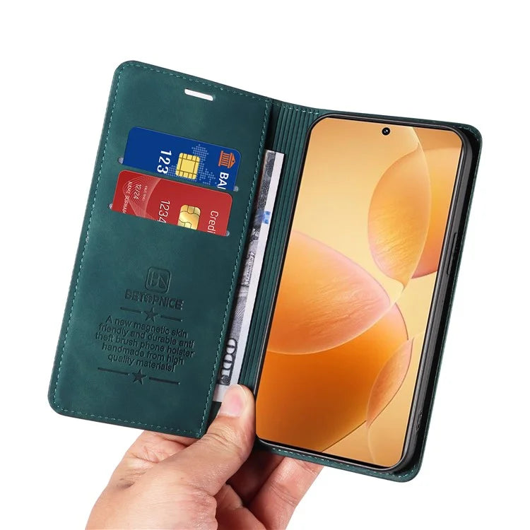 BETOPNICE 003 For Xiaomi Redmi K70E 5G / Poco X6 Pro 5G Case RFID Blocking Phone Stand Cover