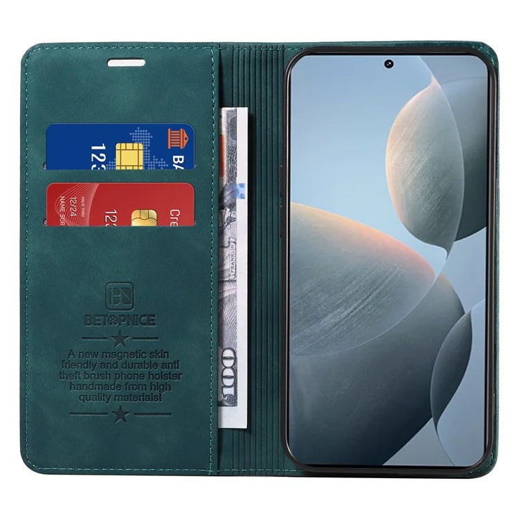 BETOPNICE 003 For Xiaomi Redmi K70 5G / Redmi K70 Pro 5G Case RFID Blocking Wallet Phone Protector