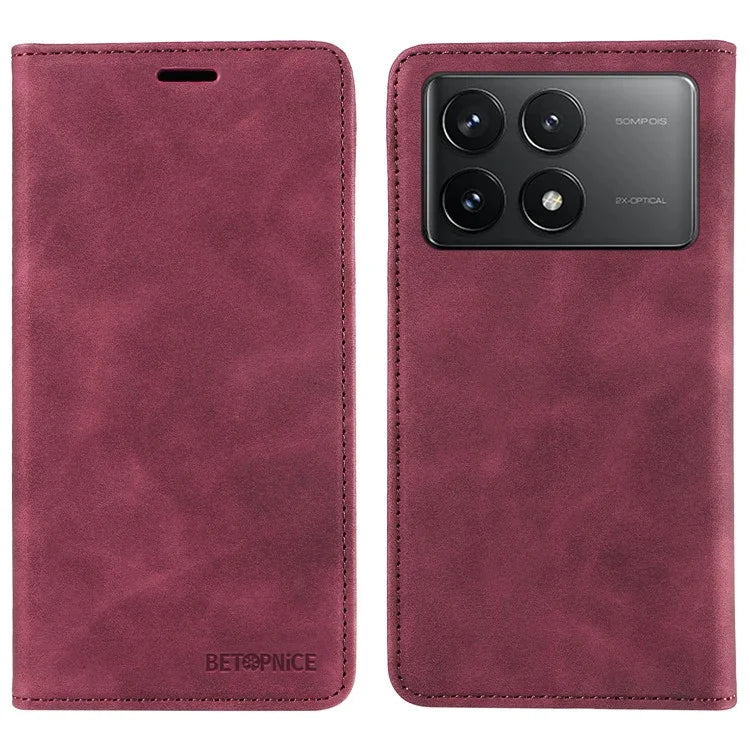 BETOPNICE 003 For Xiaomi Redmi K70 5G / Redmi K70 Pro 5G Case RFID Blocking Wallet Phone Protector