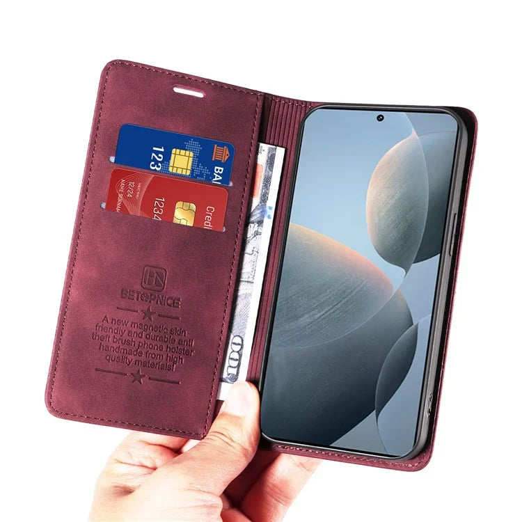 BETOPNICE 003 For Xiaomi Redmi K70 5G / Redmi K70 Pro 5G Case RFID Blocking Wallet Phone Protector