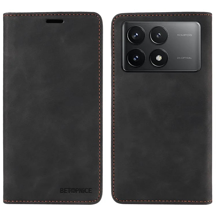 BETOPNICE 003 For Xiaomi Redmi K70 5G / Redmi K70 Pro 5G Case RFID Blocking Wallet Phone Protector