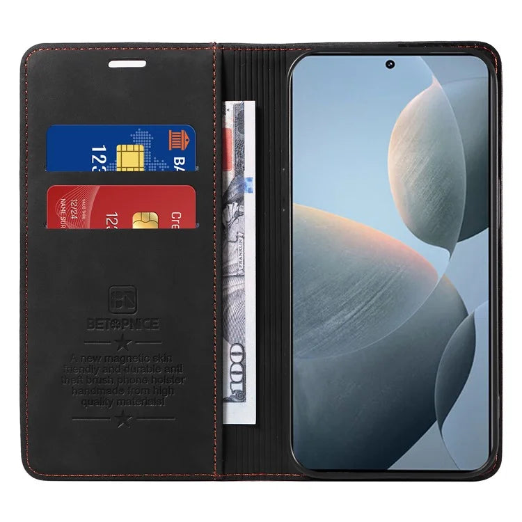 BETOPNICE 003 For Xiaomi Redmi K70 5G / Redmi K70 Pro 5G Case RFID Blocking Wallet Phone Protector