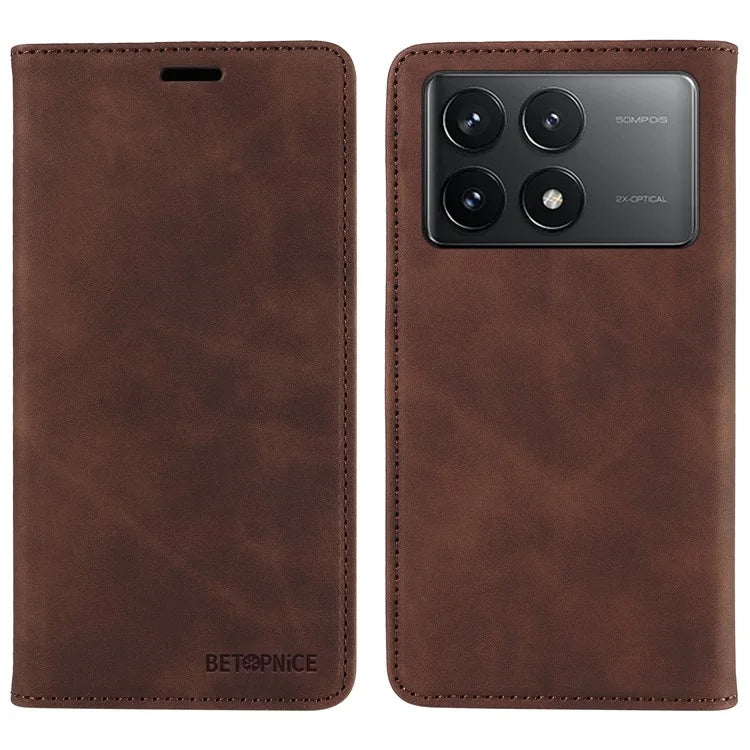 BETOPNICE 003 For Xiaomi Redmi K70 5G / Redmi K70 Pro 5G Case RFID Blocking Wallet Phone Protector