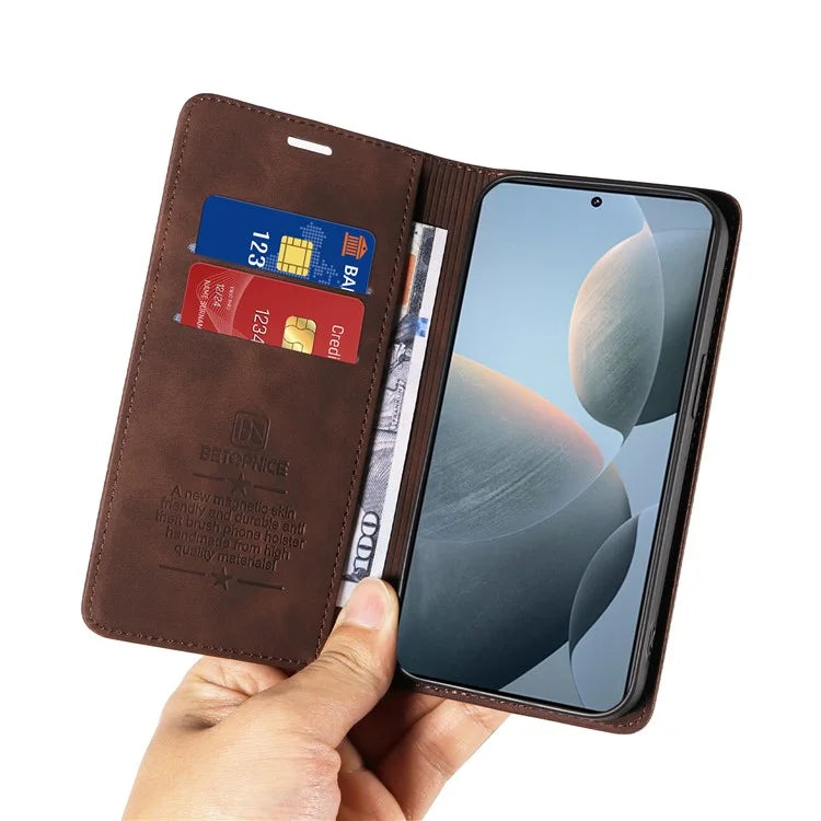 BETOPNICE 003 For Xiaomi Redmi K70 5G / Redmi K70 Pro 5G Case RFID Blocking Wallet Phone Protector