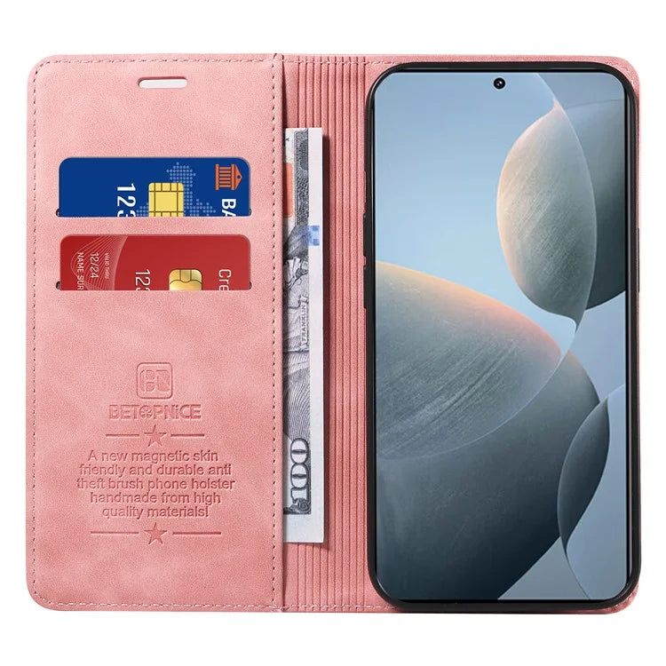 BETOPNICE 003 For Xiaomi Redmi K70 5G / Redmi K70 Pro 5G Case RFID Blocking Wallet Phone Protector