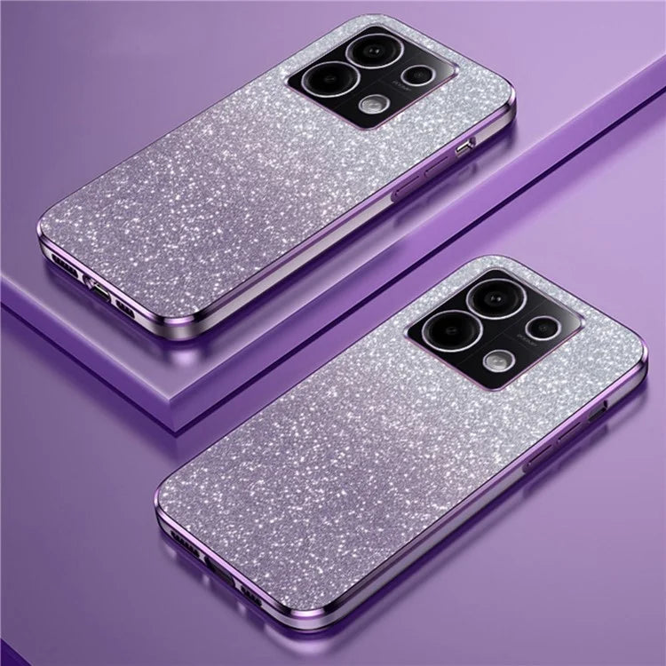 For Xiaomi Poco X6 5G / Redmi Note 13 Pro 5G Case Electroplating Astronaut Kickstand Phone Cover