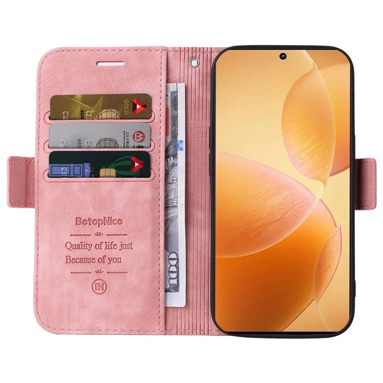 BETOPNICE 001 for Xiaomi Redmi K70E 5G / Poco X6 Pro 5G Case Folding Wallet Phone Shell