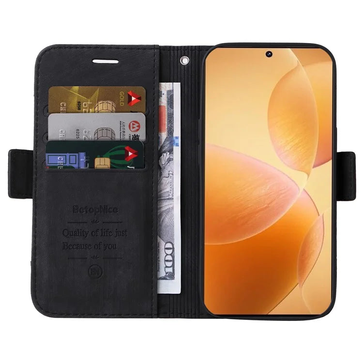 BETOPNICE 001 for Xiaomi Redmi K70E 5G / Poco X6 Pro 5G Case Folding Wallet Phone Shell