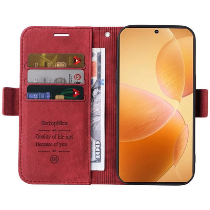 BETOPNICE 001 for Xiaomi Redmi K70E 5G / Poco X6 Pro 5G Case Folding Wallet Phone Shell