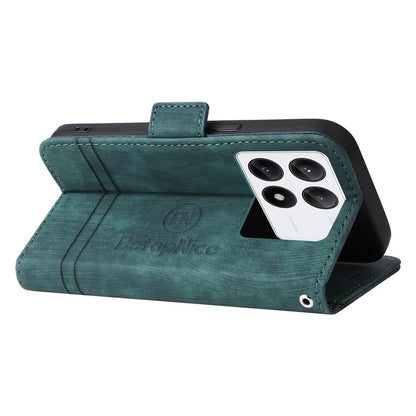 BETOPNICE 001 for Xiaomi Redmi K70E 5G / Poco X6 Pro 5G Case Folding Wallet Phone Shell