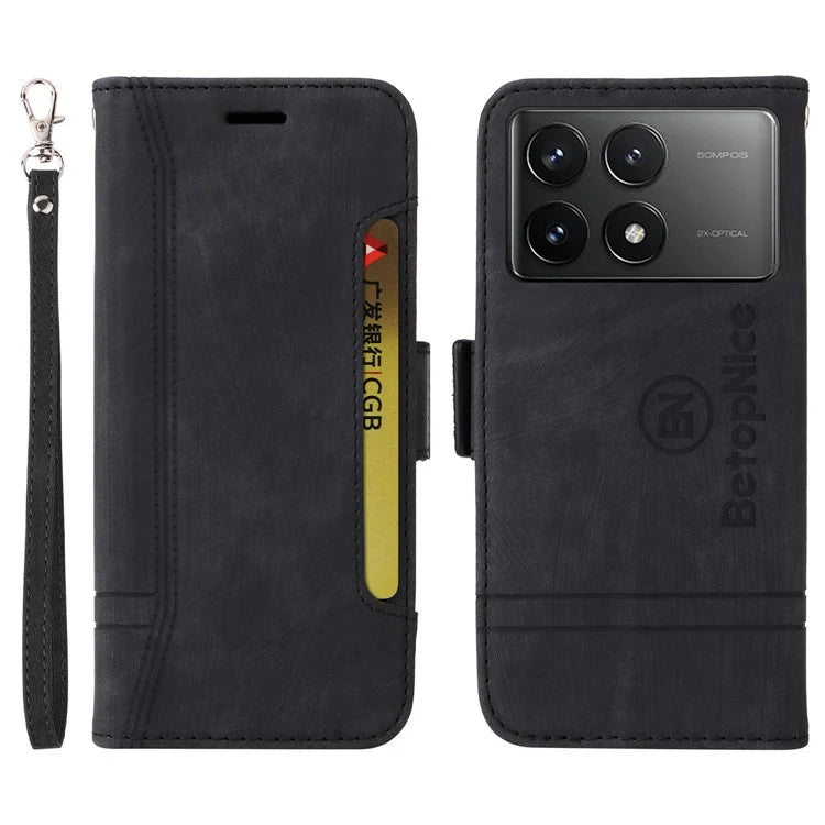 BETOPNICE 001 for Xiaomi Redmi K70 5G / Redmi K70 Pro 5G Case Anti-fall Flip Stand Protective Cover