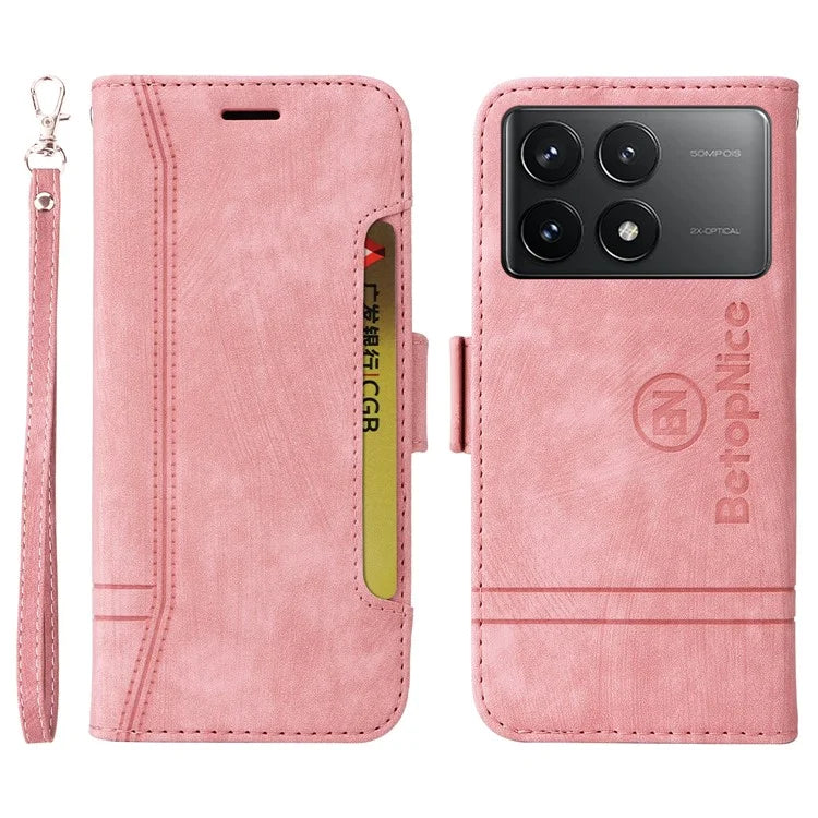 BETOPNICE 001 for Xiaomi Redmi K70 5G / Redmi K70 Pro 5G Case Anti-fall Flip Stand Protective Cover