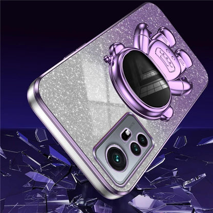 For Xiaomi 12 Pro 5G / 12S Pro 5G / 12 Pro (Dimensity) 5G Phone Case Shockproof Astronaut Kickstand Cover