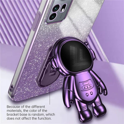 For Xiaomi 12 Pro 5G / 12S Pro 5G / 12 Pro (Dimensity) 5G Phone Case Shockproof Astronaut Kickstand Cover