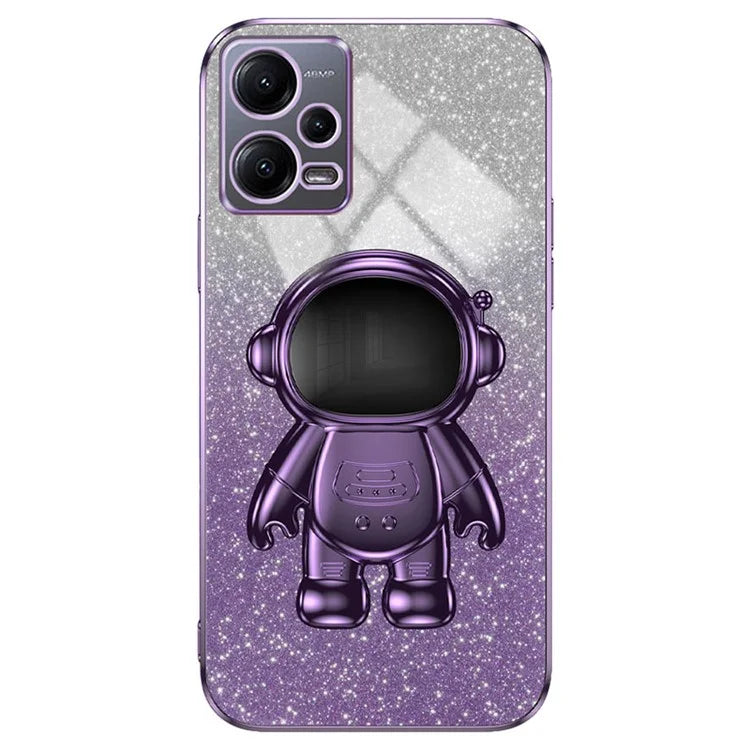 For Xiaomi Redmi Note 12 5G (Global) / Poco X5 5G Astronaut Kickstand Case PC+TPU Phone Cover