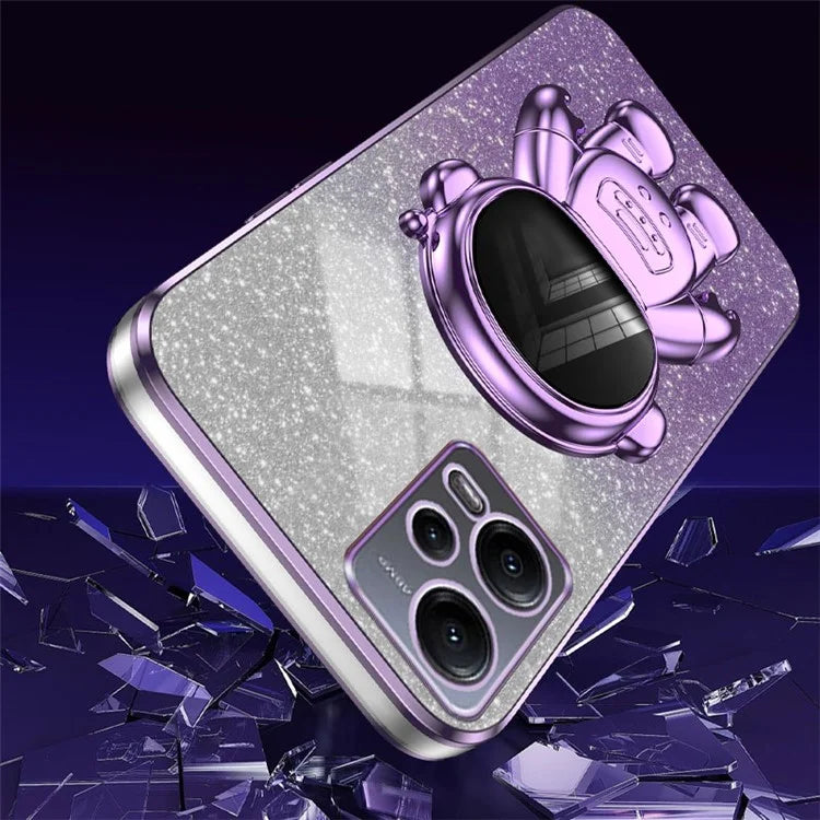 For Xiaomi Redmi Note 12 5G (Global) / Poco X5 5G Astronaut Kickstand Case PC+TPU Phone Cover