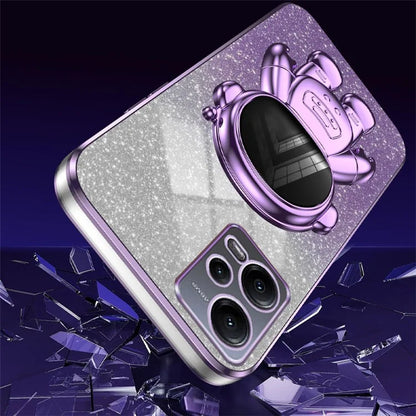 For Xiaomi Redmi Note 12 5G (Global) / Poco X5 5G Astronaut Kickstand Case PC+TPU Phone Cover