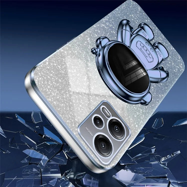 For Xiaomi Redmi Note 12 5G (Global) / Poco X5 5G Astronaut Kickstand Case PC+TPU Phone Cover