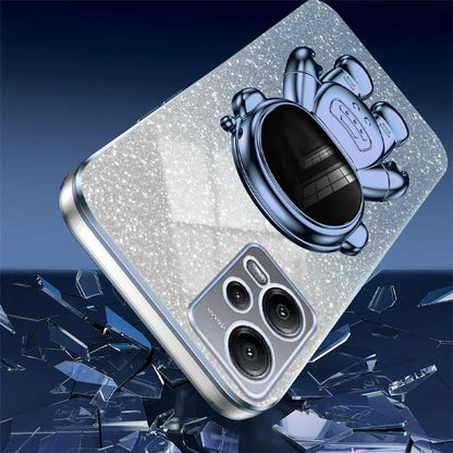 For Xiaomi Redmi Note 12 5G (Global) / Poco X5 5G Astronaut Kickstand Case PC+TPU Phone Cover