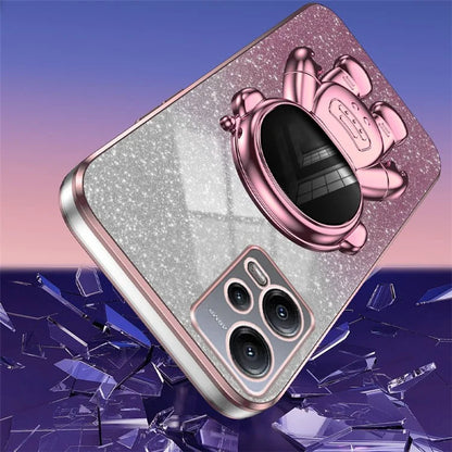 For Xiaomi Redmi Note 12 5G (Global) / Poco X5 5G Astronaut Kickstand Case PC+TPU Phone Cover