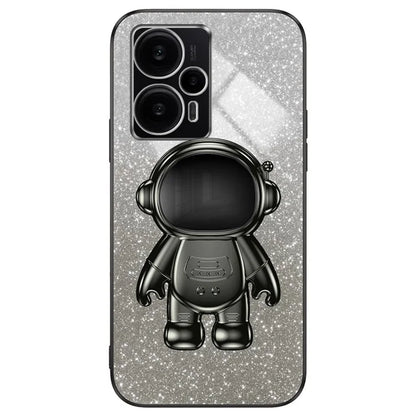 For Xiaomi Redmi Note 12 Turbo / Poco F5 5G Case PC+TPU Phone Protective Cover with Astronaut Kickstand