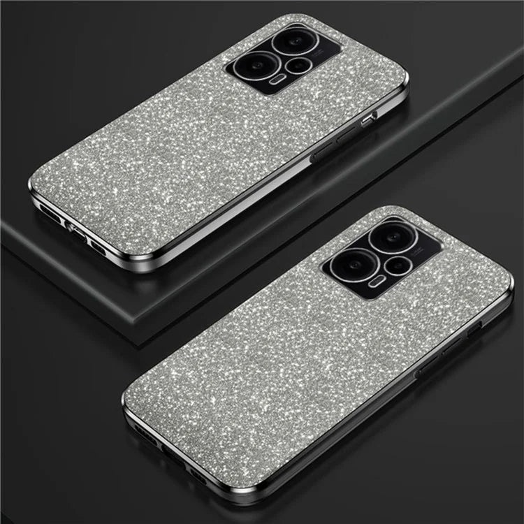 For Xiaomi Redmi Note 12 Turbo / Poco F5 5G Case PC+TPU Phone Protective Cover with Astronaut Kickstand