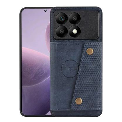 For Xiaomi Redmi K70E 5G / Poco X6 Pro 5G Phone Case with Card Holder Kickstand