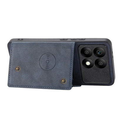 For Xiaomi Redmi K70E 5G / Poco X6 Pro 5G Phone Case with Card Holder Kickstand