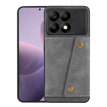 For Xiaomi Redmi K70 5G / K70 Pro 5G Case Card Slots Magnetic Car Mount Phone Cover