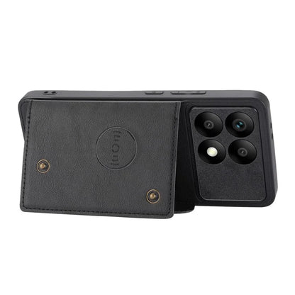 For Xiaomi Redmi K70 5G / K70 Pro 5G Case Card Slots Magnetic Car Mount Phone Cover
