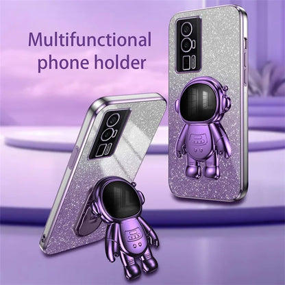 For Xiaomi Redmi K60 5G / K60 Pro 5G / Poco F5 Pro 5G Case PC+TPU Phone Cover with Astronaut Kickstand